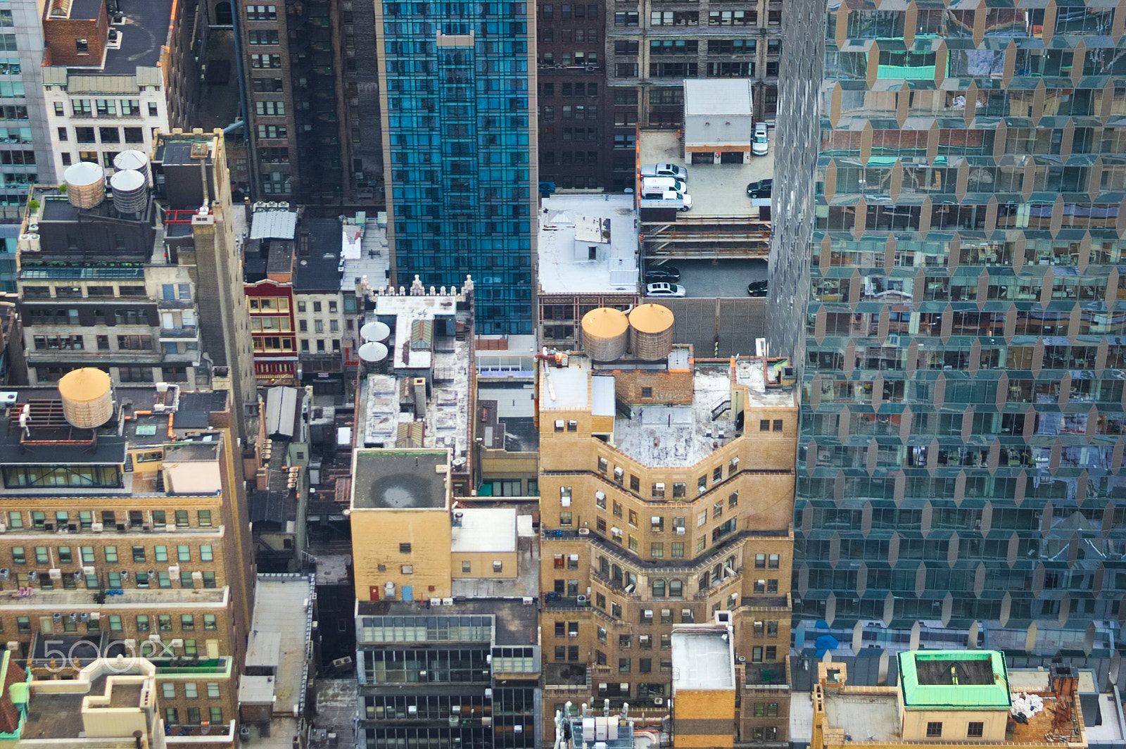 Pentax K100D sample photo. New york city buildings photography