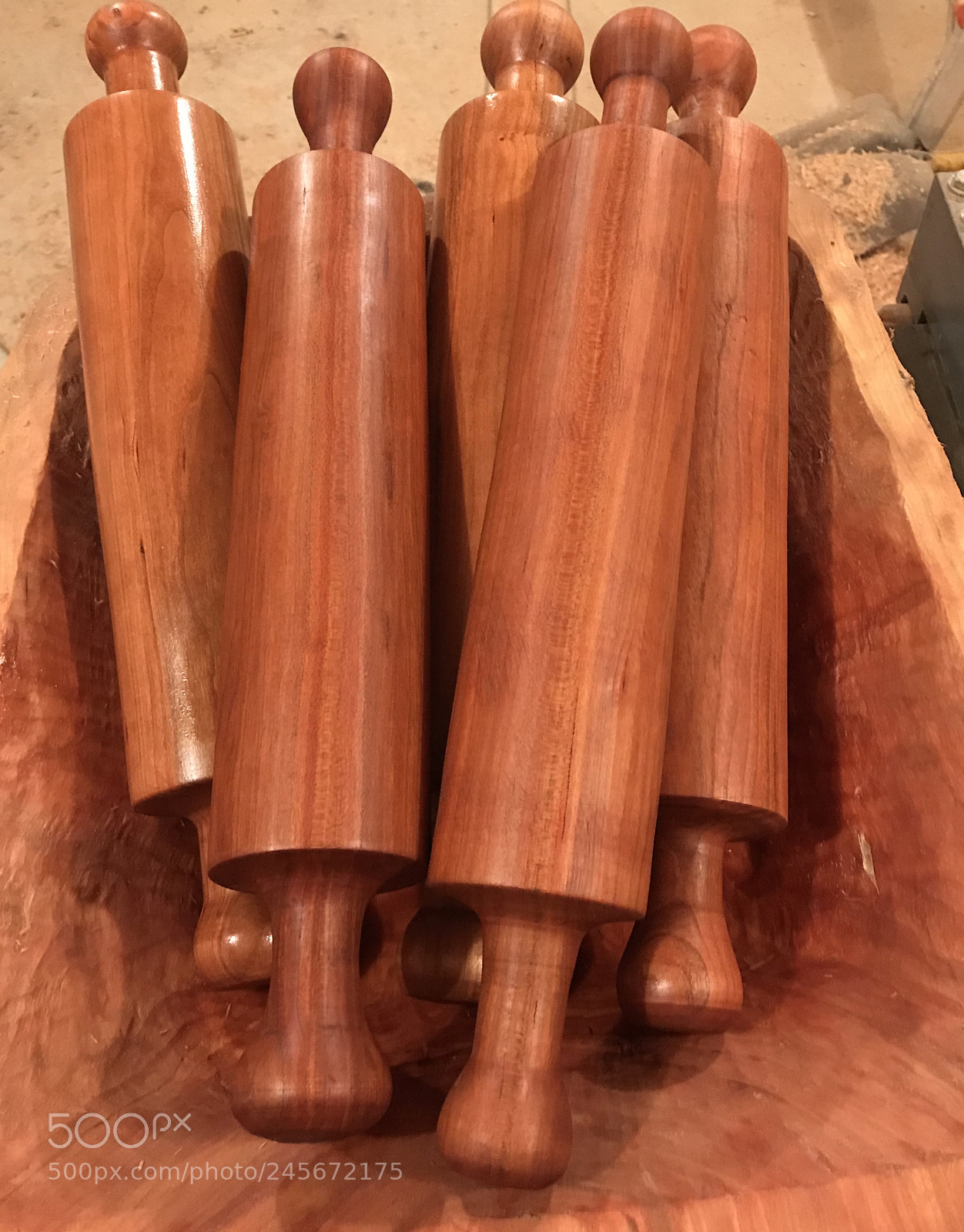Apple iPhone 7 sample photo. Cherry rolling pins photography