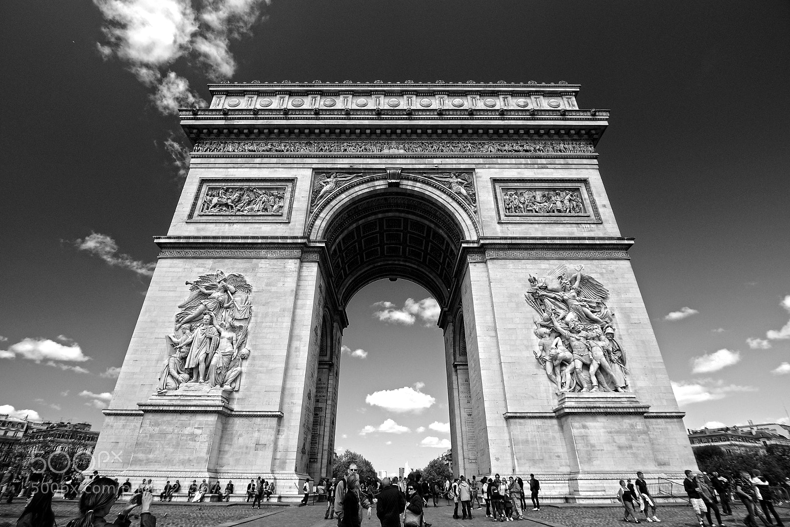 Nikon D90 sample photo. Arc de triomphe ; paris photography