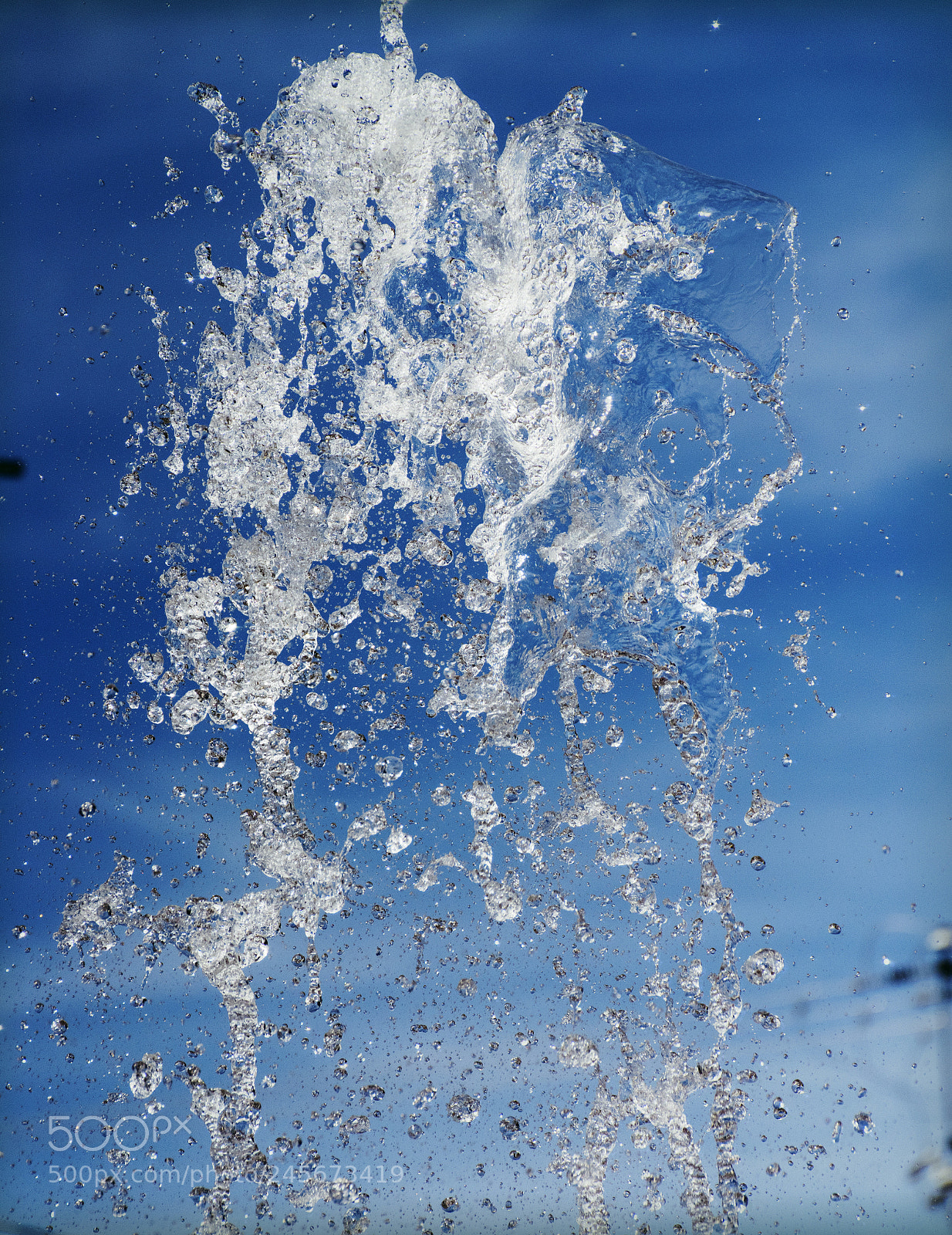 Nikon D5600 sample photo. Frozen fountain photography