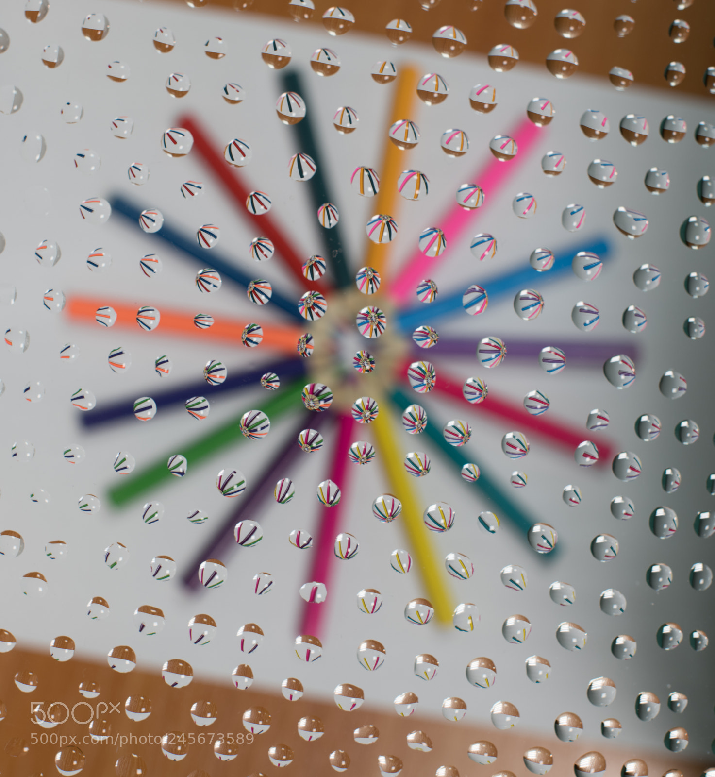Nikon D850 sample photo. Colorful drops photography