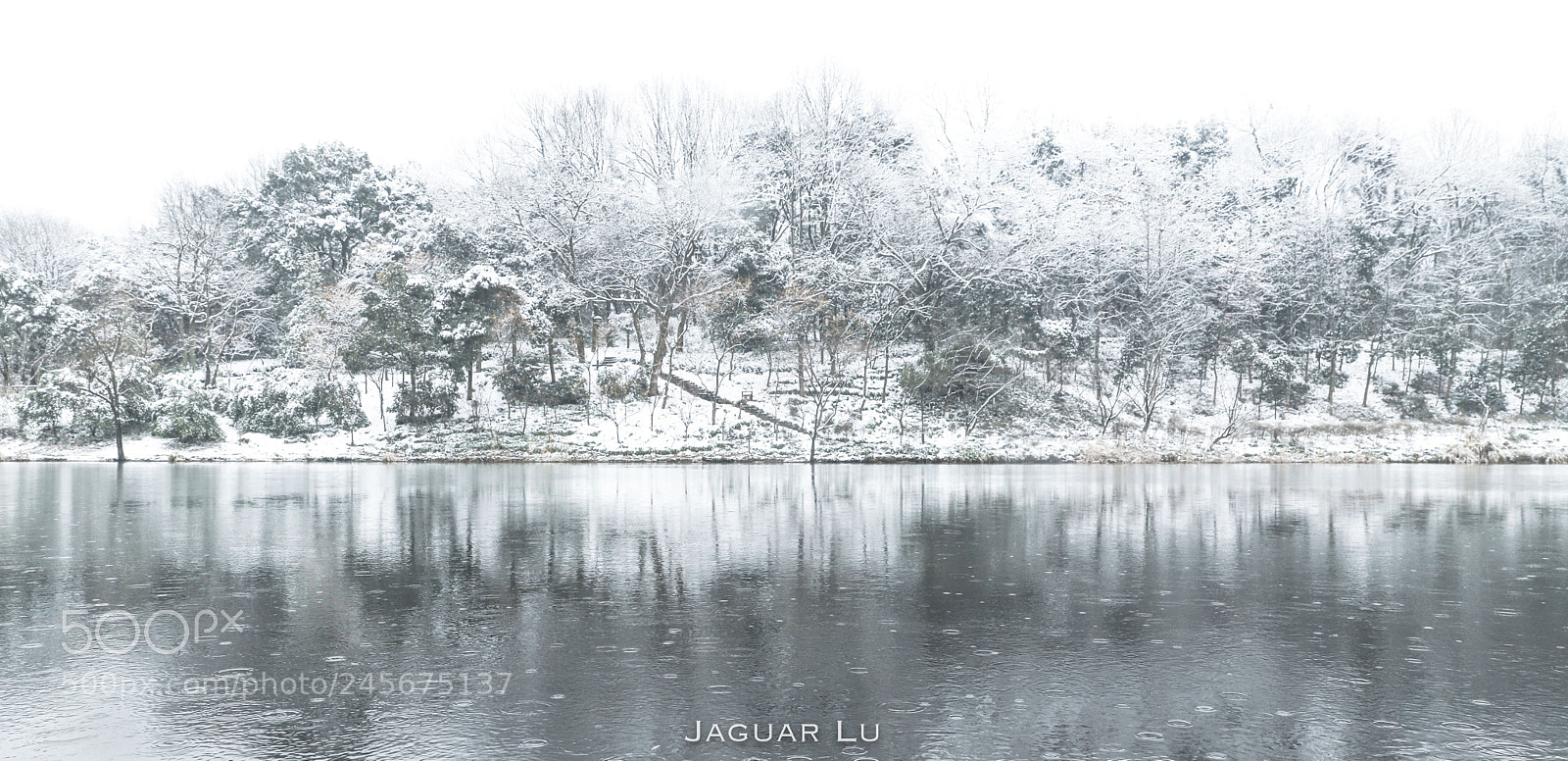 Canon EOS 6D Mark II sample photo. 乌龟潭雪景 photography