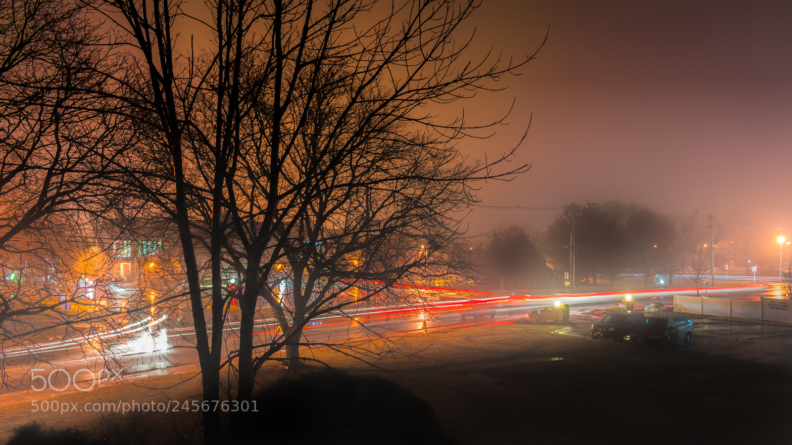 Nikon D3400 sample photo. A misty twilight photography