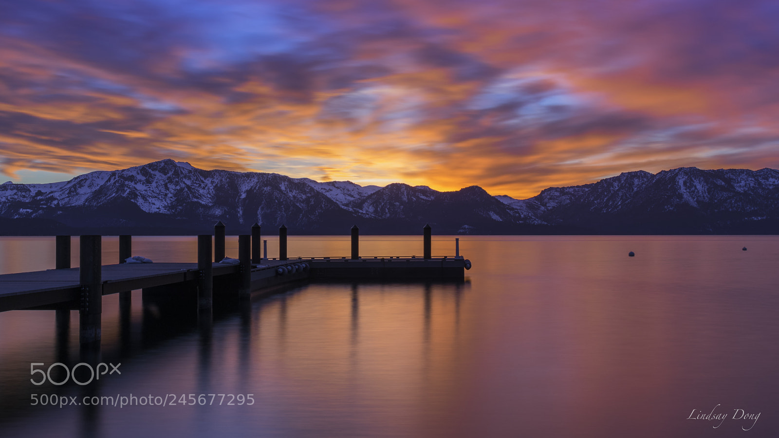 Nikon D3400 sample photo. Sunset at lake tahoe photography