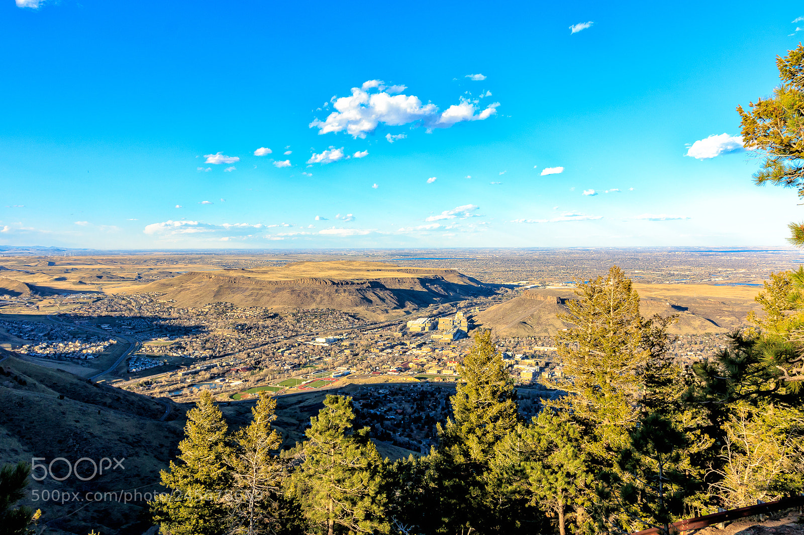 Canon EOS 7D Mark II sample photo. View of golden colorado photography