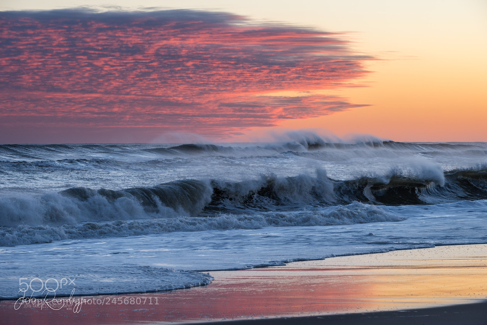 Nikon D810 sample photo. Wind blown waves photography