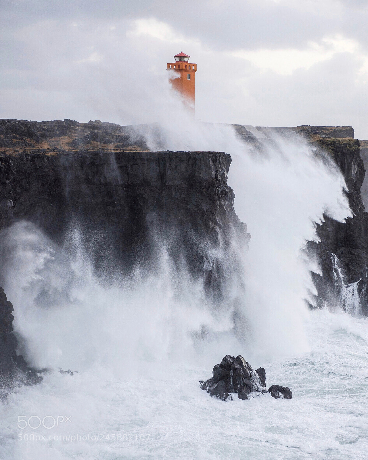 Nikon D810 sample photo. Stormy cliffs. iceland. some photography