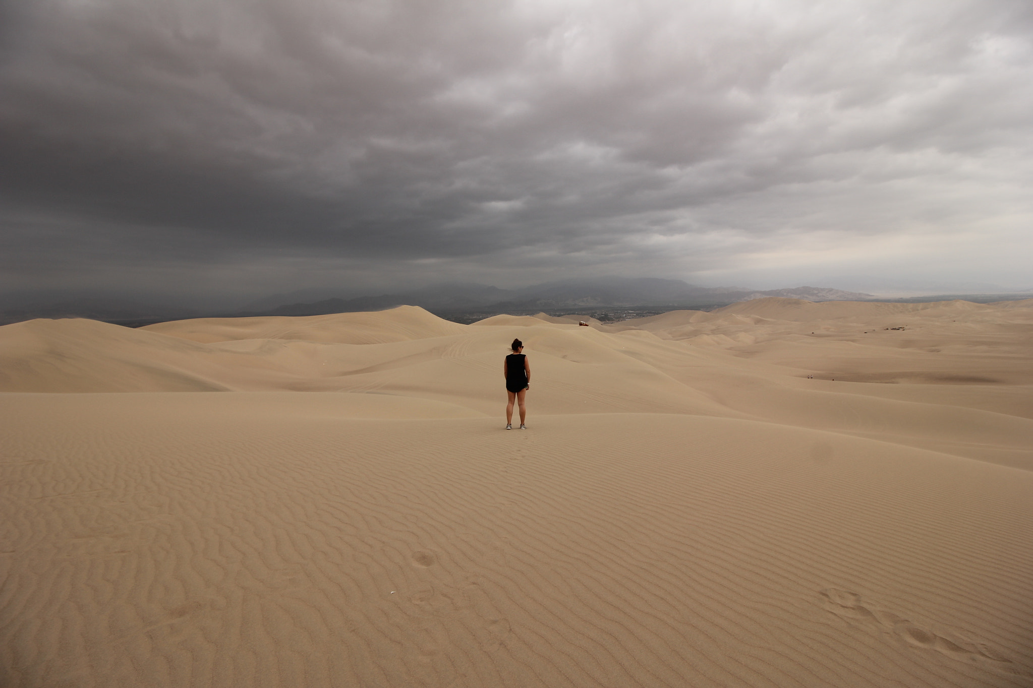 Canon EOS 550D (EOS Rebel T2i / EOS Kiss X4) sample photo. Alone in the desert before the storm photography