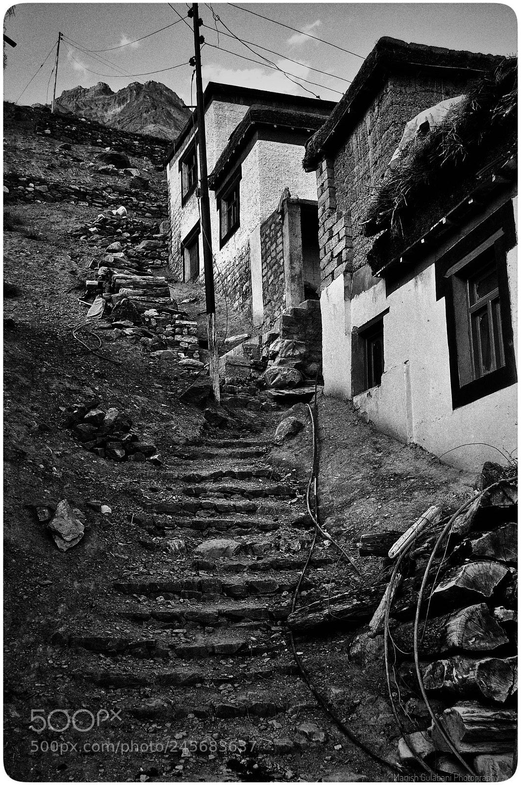 Nikon D5000 sample photo. Rugged pathway photography