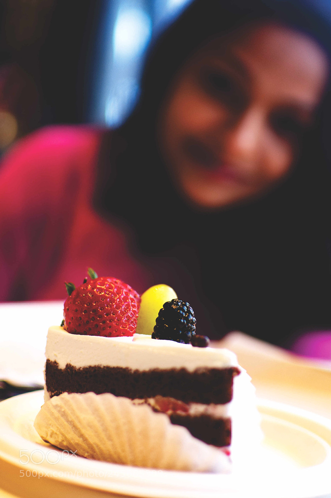 Nikon D5000 sample photo. Cake photography