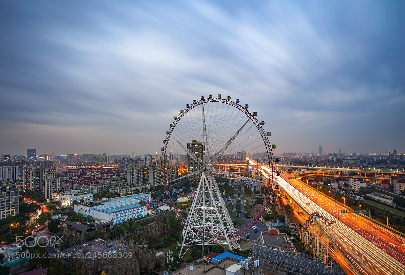 Sony a7 II sample photo. Shanghai highway photography