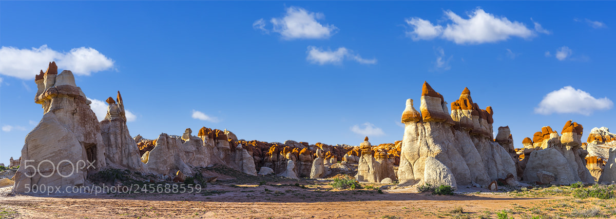 Sony a7 II sample photo. Blue canyon panorama photography
