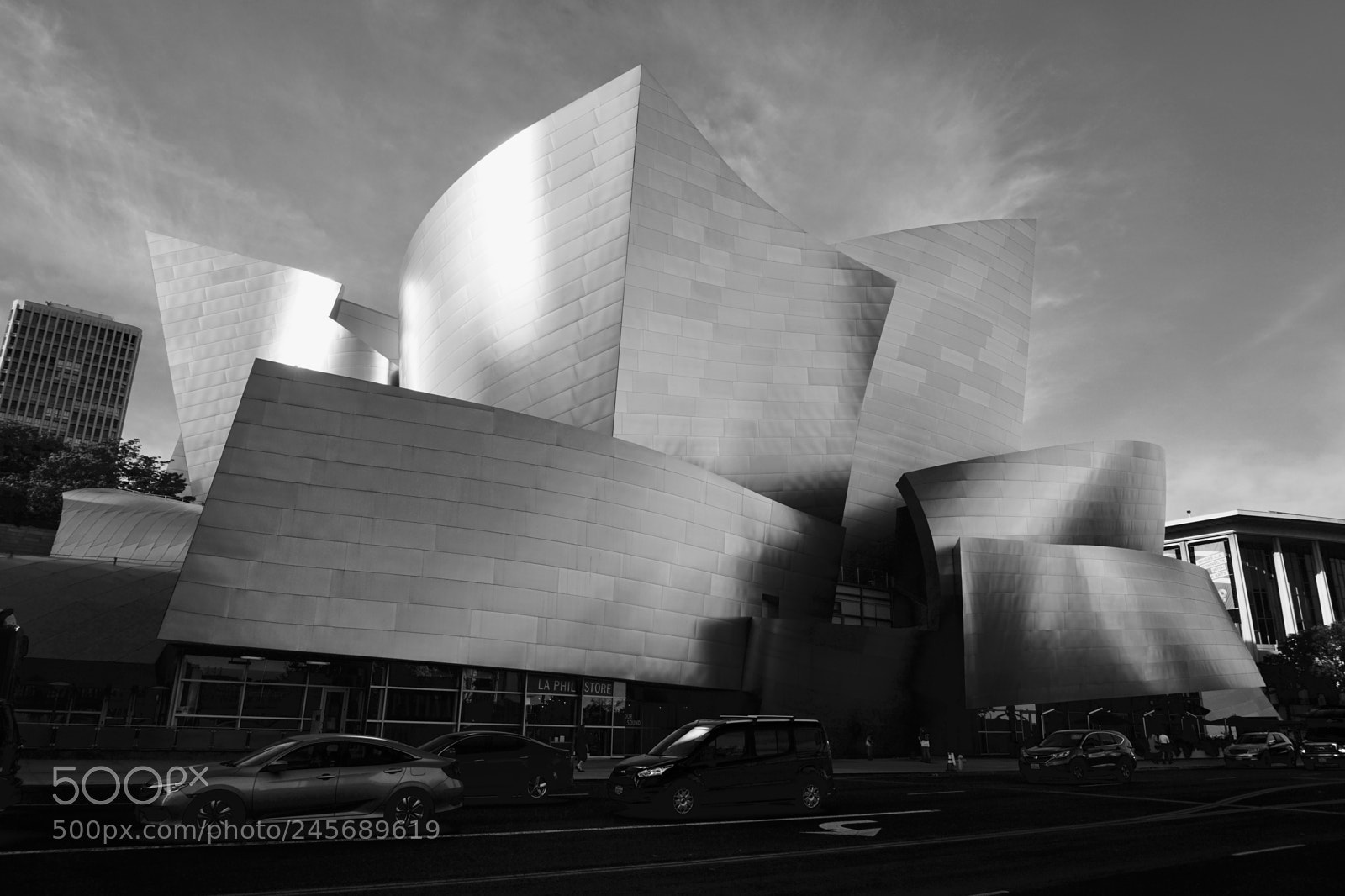 Sony a6000 sample photo. Gehry's concert hall photography