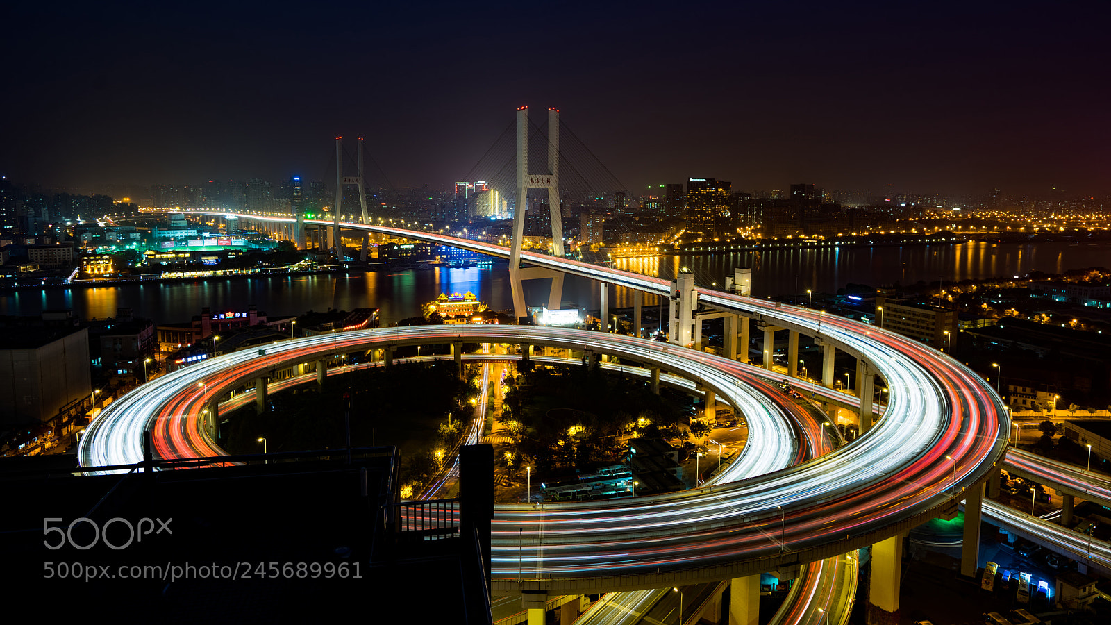 Sony a7 II sample photo. Nanpu bridge photography