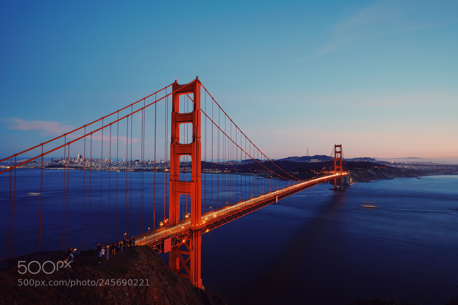Sony a7R III sample photo. Sunset at golden gate photography