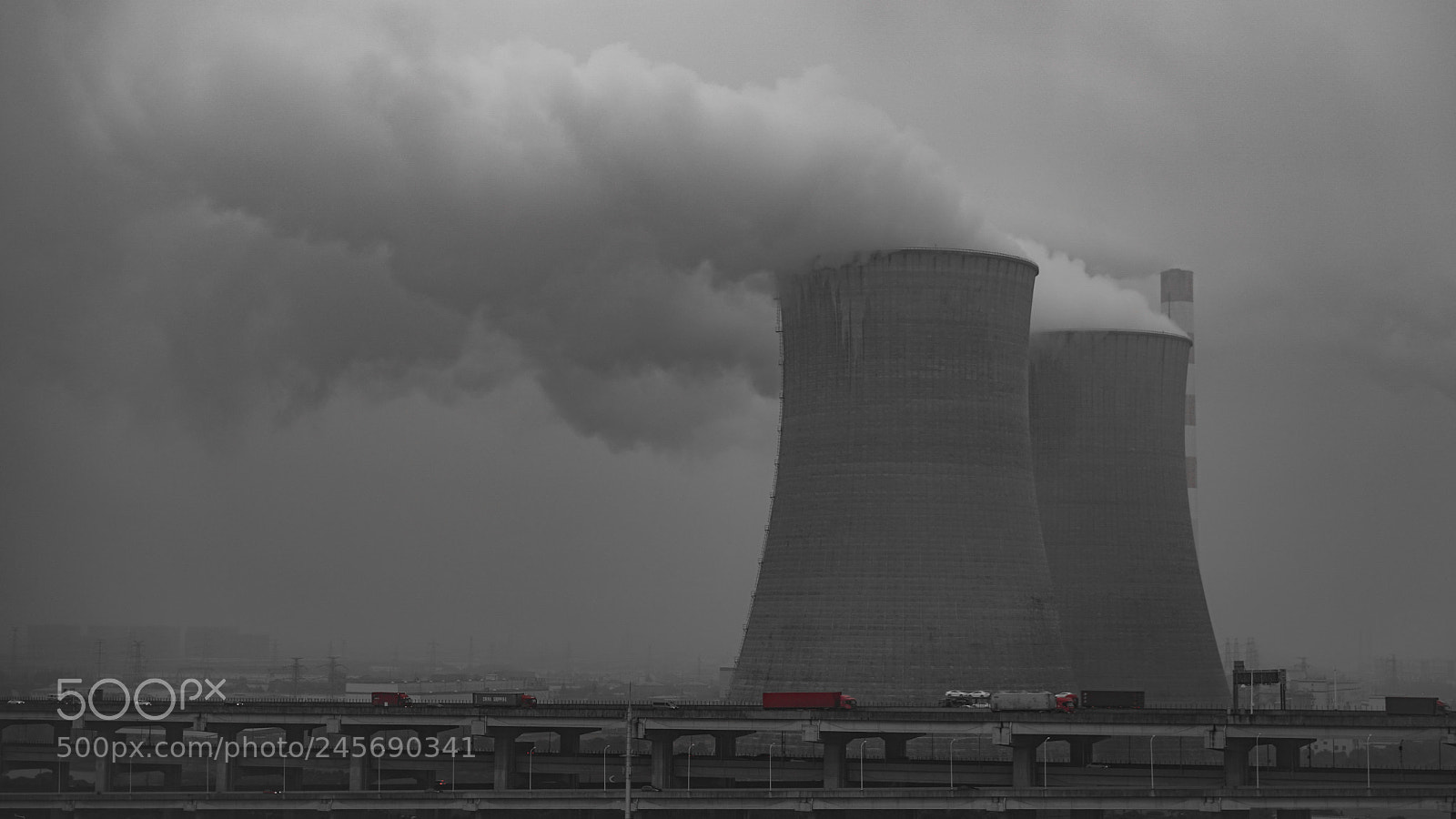 Sony a7 II sample photo. Haze in shanghai 上海雾霾 photography