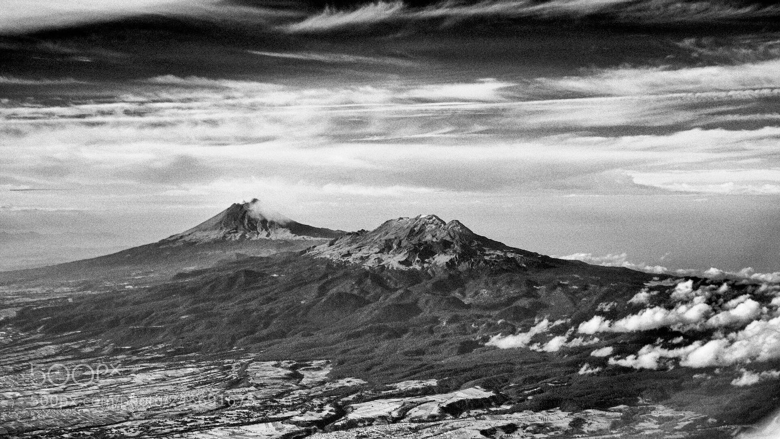 Samsung NX30 sample photo. Popocatepetl and iztaccihuatl photography