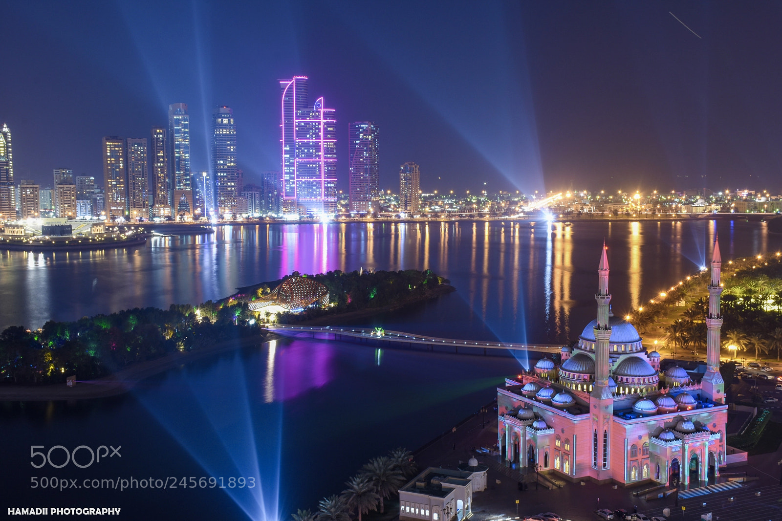Nikon D7200 sample photo. Sharjah light festival 2018 photography