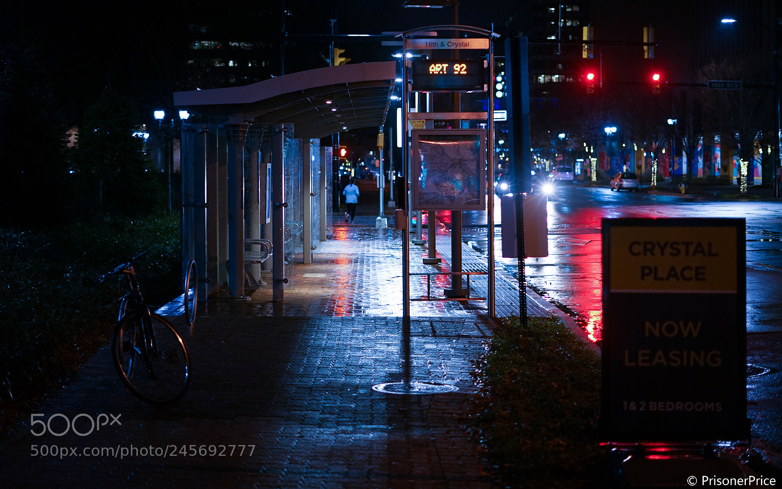 Sony a7 II sample photo. Rainy night photography