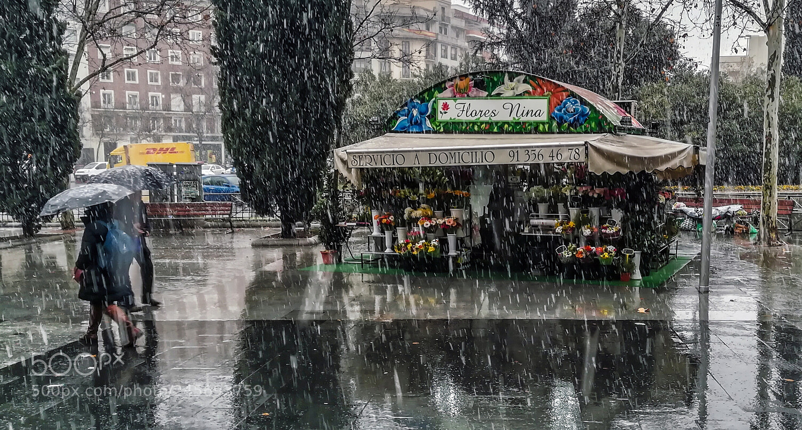 HUAWEI PRA-LX1 sample photo. Cuando nieva en madrid photography