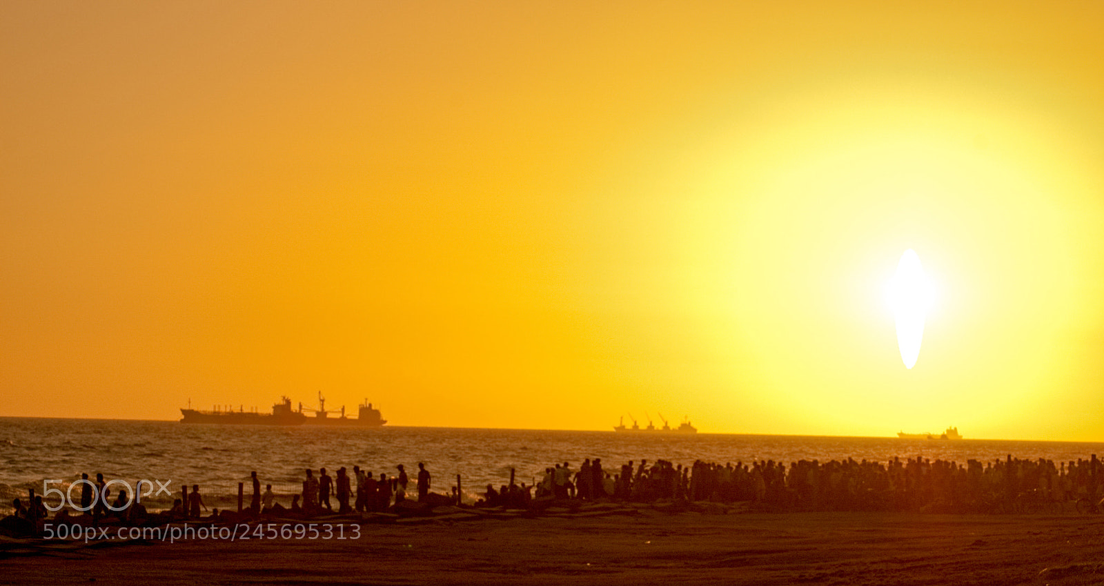Nikon D40 sample photo. Orange tint of sunset photography