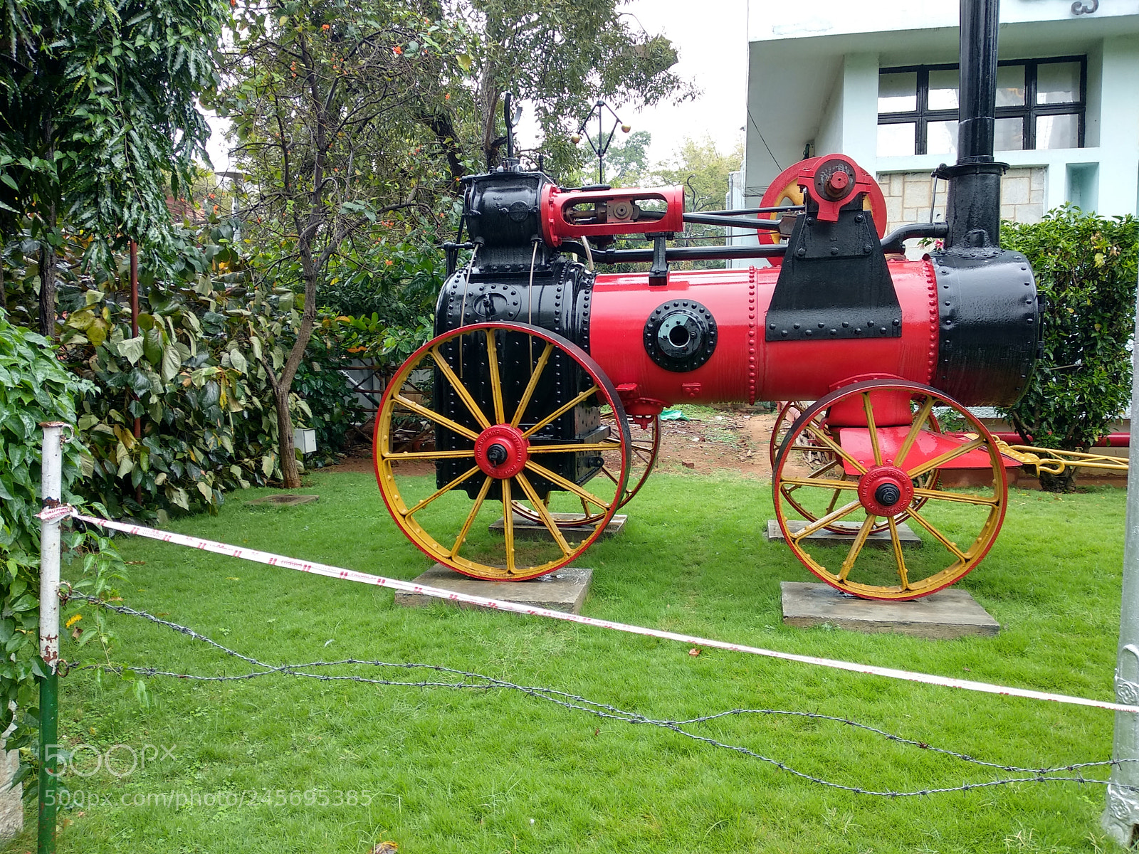Xiaomi Mi A1 sample photo. Old indian train engine photography