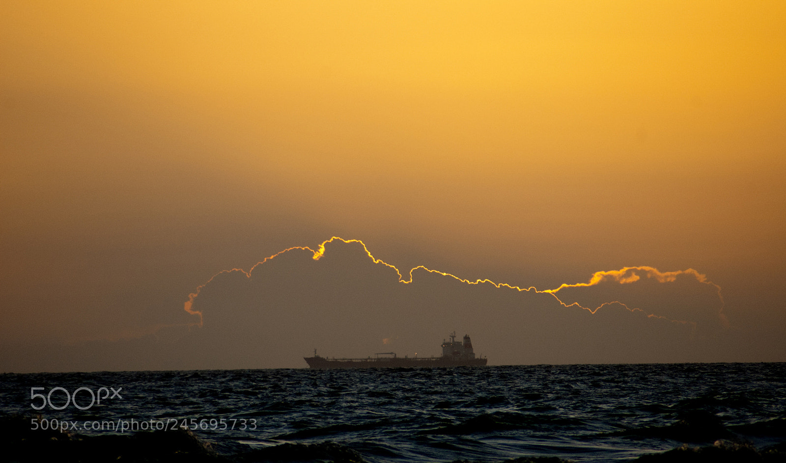 Nikon D40 sample photo. Orange tint of sunset photography