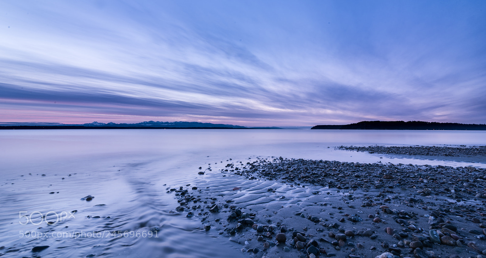 Nikon D810 sample photo. Low tide after sunset photography