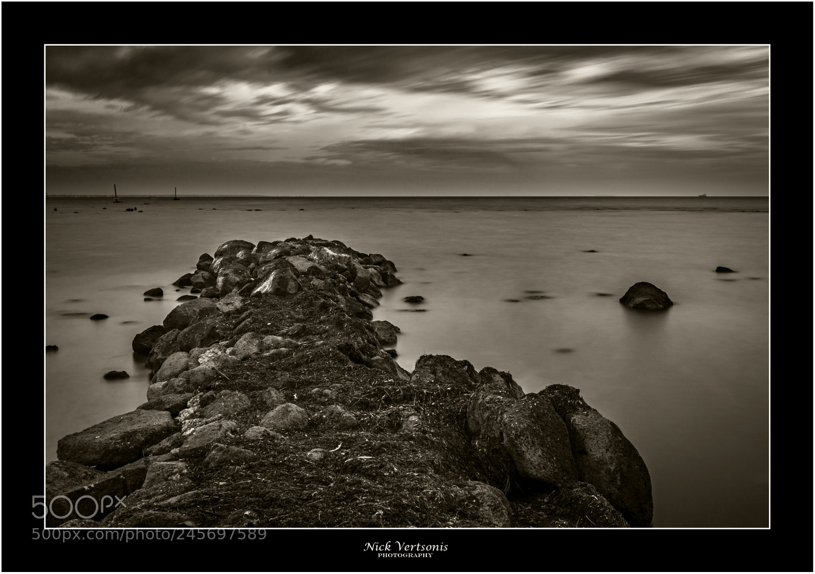Nikon D7200 sample photo. Black & white sea... photography