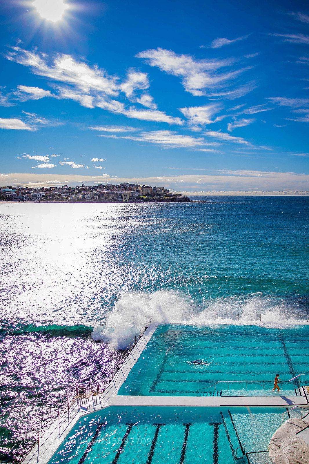 Canon EOS 7D Mark II sample photo. Bondi icebergs, glorious sunshine. photography