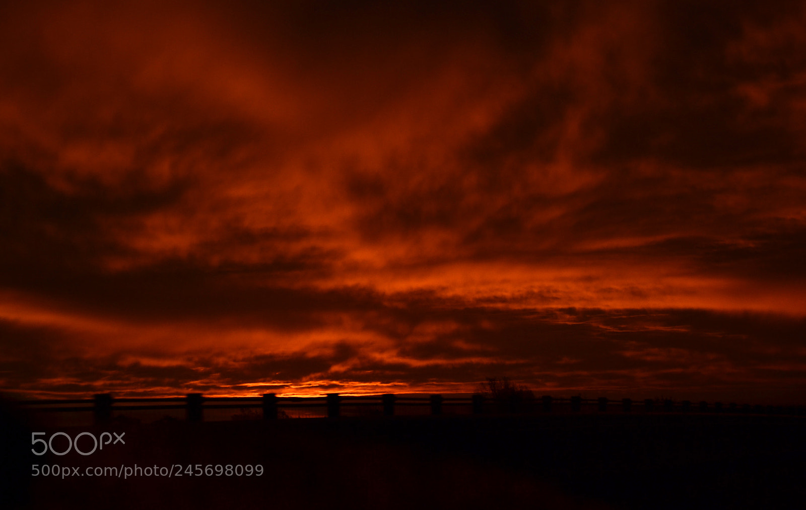 Nikon D3100 sample photo. Clouds in fire photography