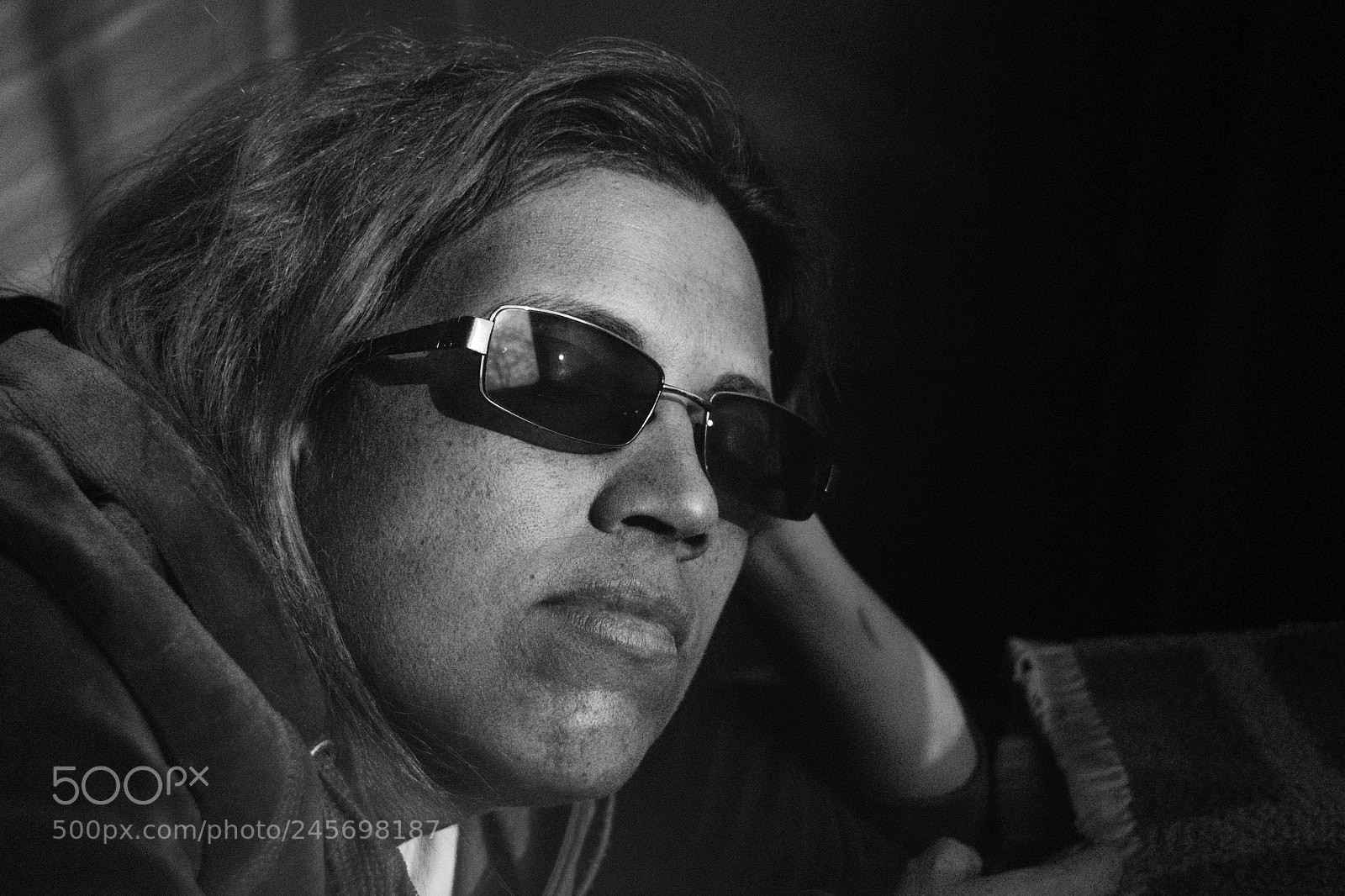 Nikon D3100 sample photo. Portrait in uv photography