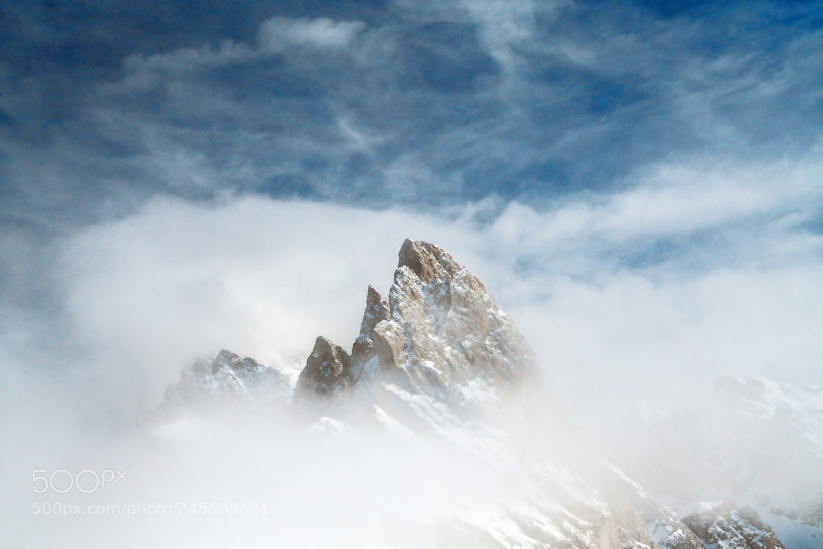 Sony a7R II sample photo. Cloudy geislerspitzen photography