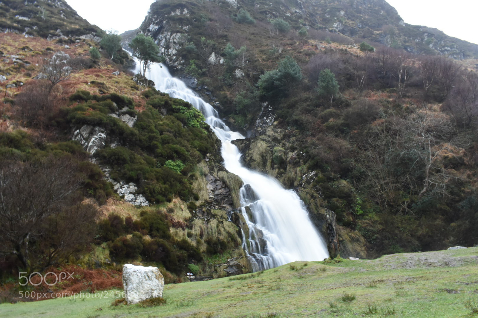 Nikon D3400 sample photo. Assaranca waterfall mid rain photography