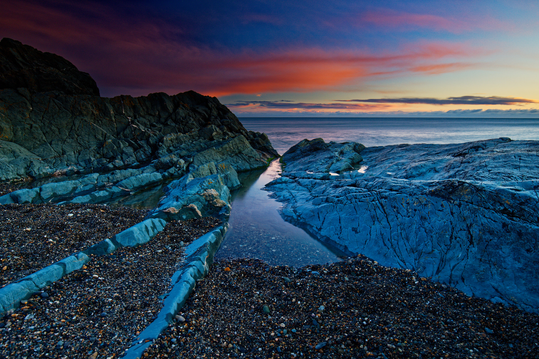 Canon EF 16-35mm F4L IS USM sample photo. Sunrise @ greystones photography