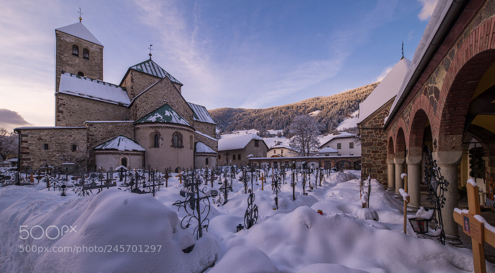 Nikon D610 sample photo. San candido church photography
