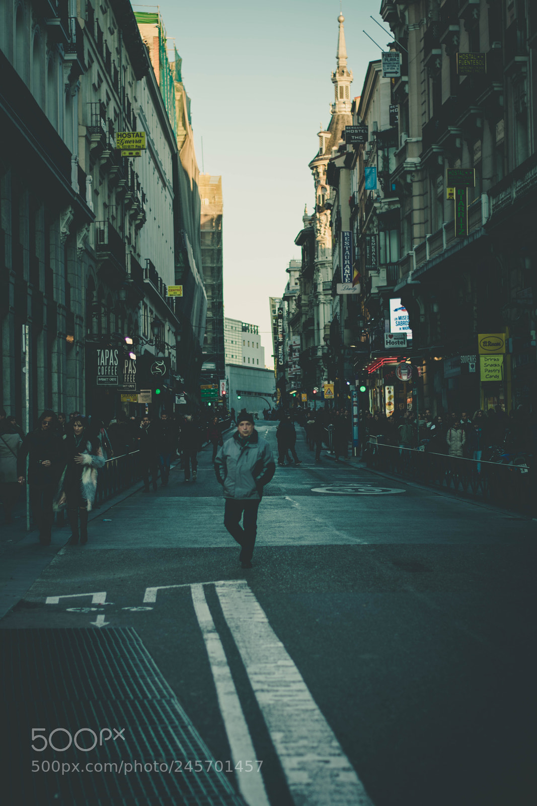 Nikon D3400 sample photo. Crossing man photography