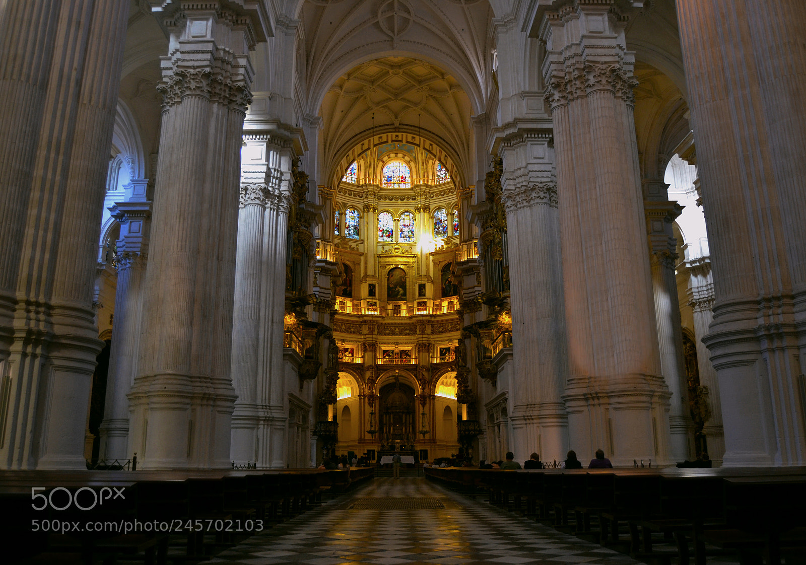 Nikon D3100 sample photo. Catedral. granada photography