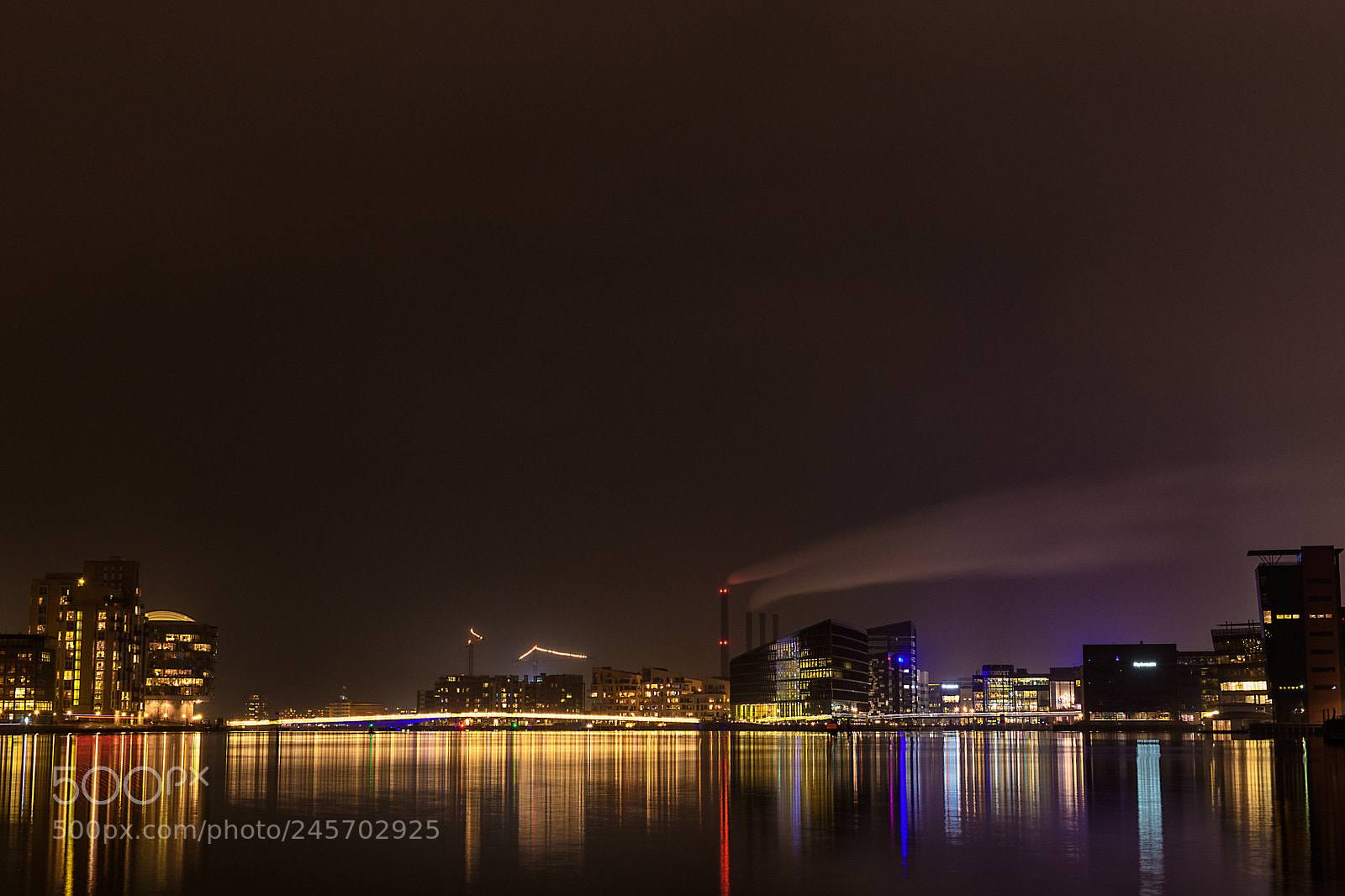 Nikon D500 sample photo. Lights in the harbour photography