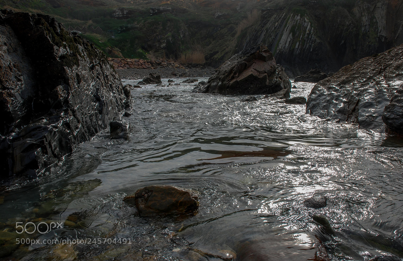 Nikon D80 sample photo. Agua e rochas cor photography