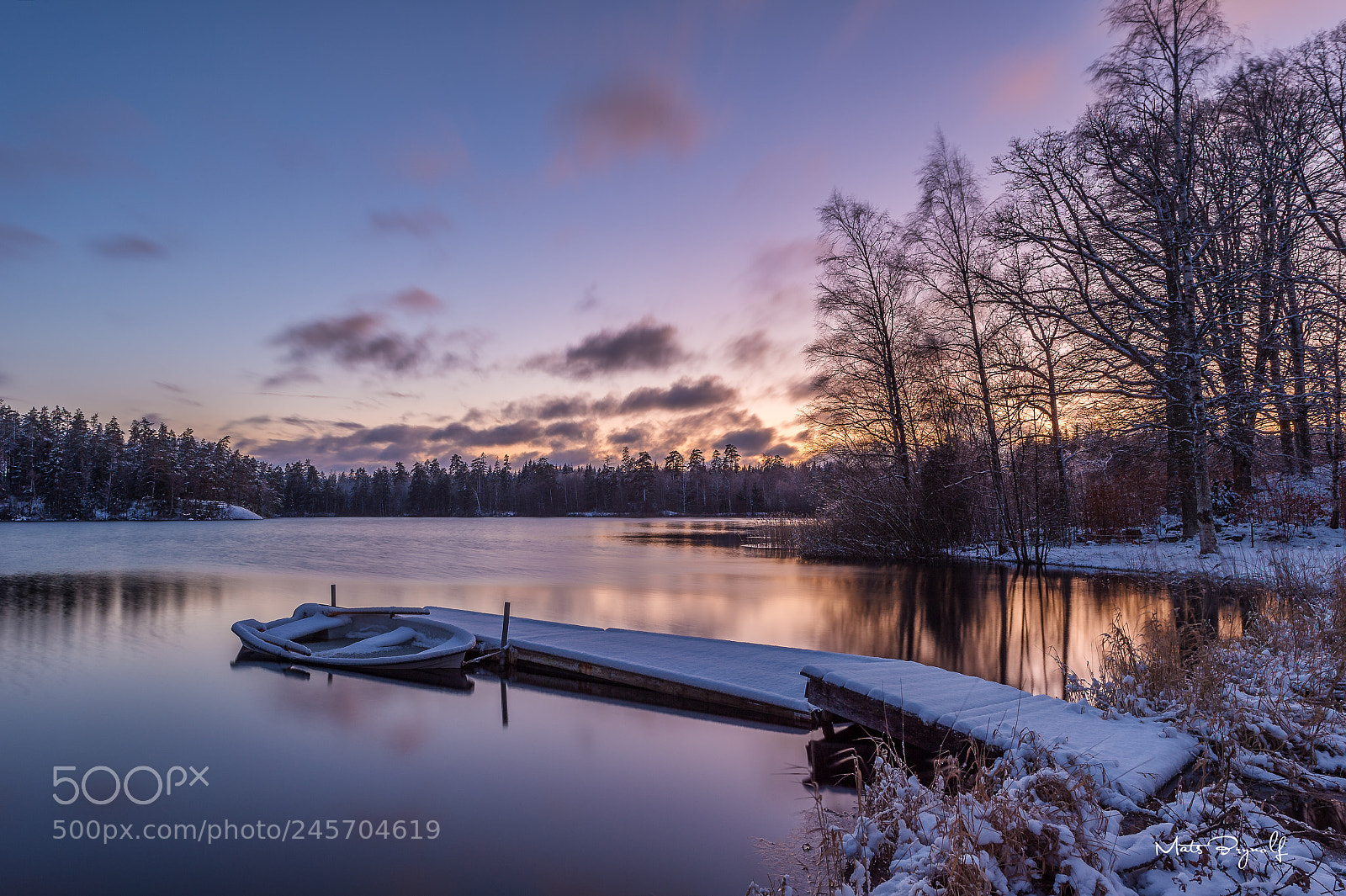 Nikon D4S sample photo. Winter sunset photography