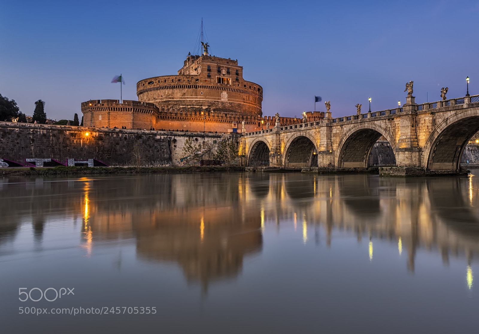 Nikon D5 sample photo. Castel sant'angelo photography