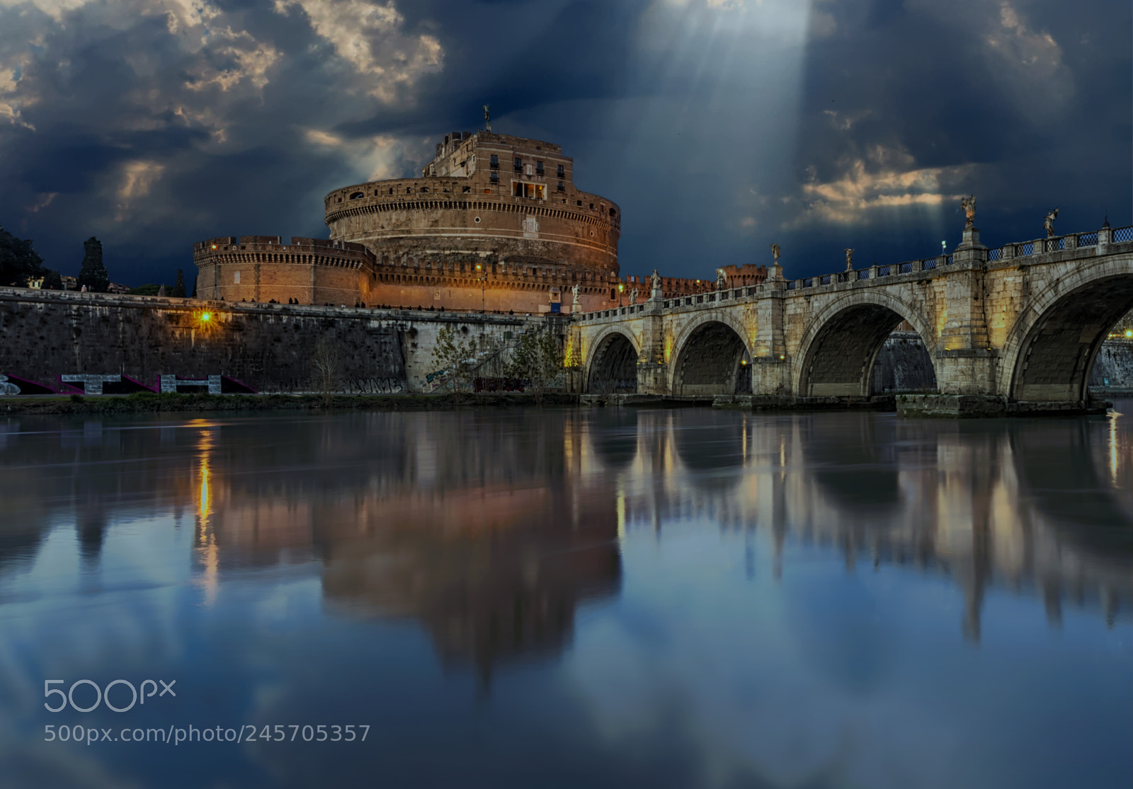Nikon D5 sample photo. Castel sant'angelo photography