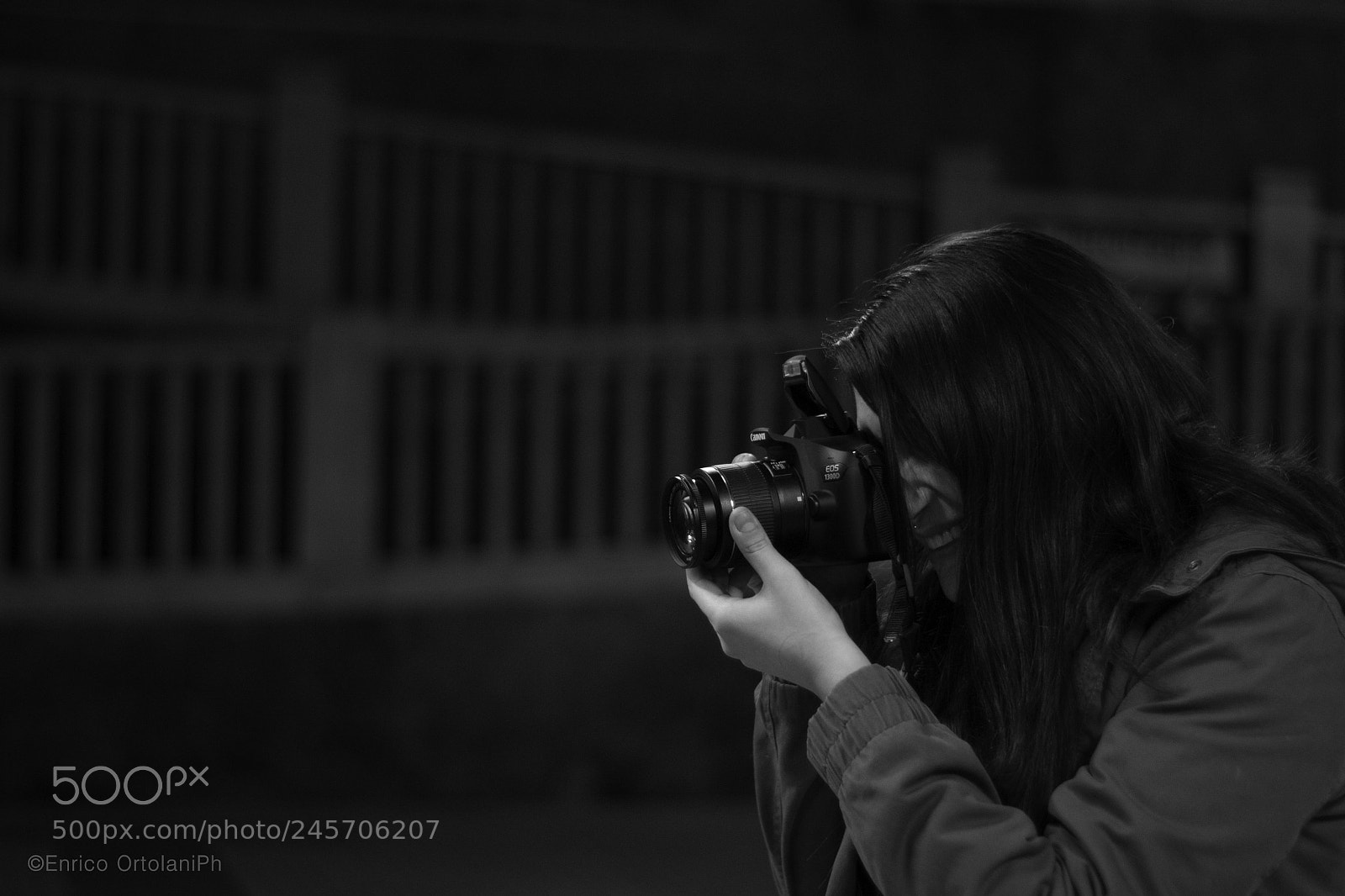 Nikon D3100 sample photo. Girl with reflex photography