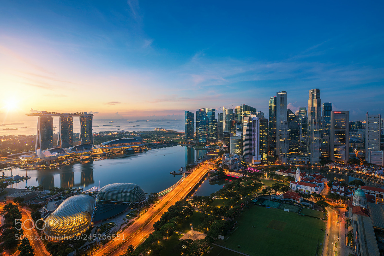 Sony a7R II sample photo. Singapore business district photography