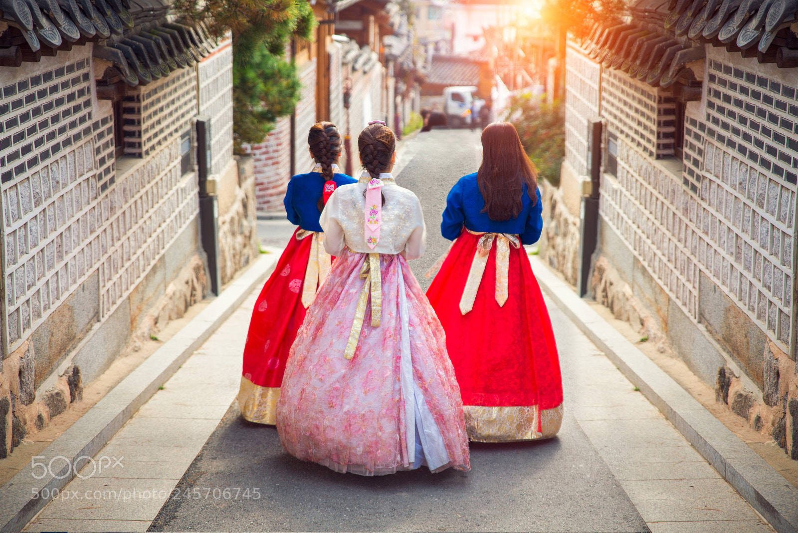 Nikon D800 sample photo. Korean lady in hanbok photography