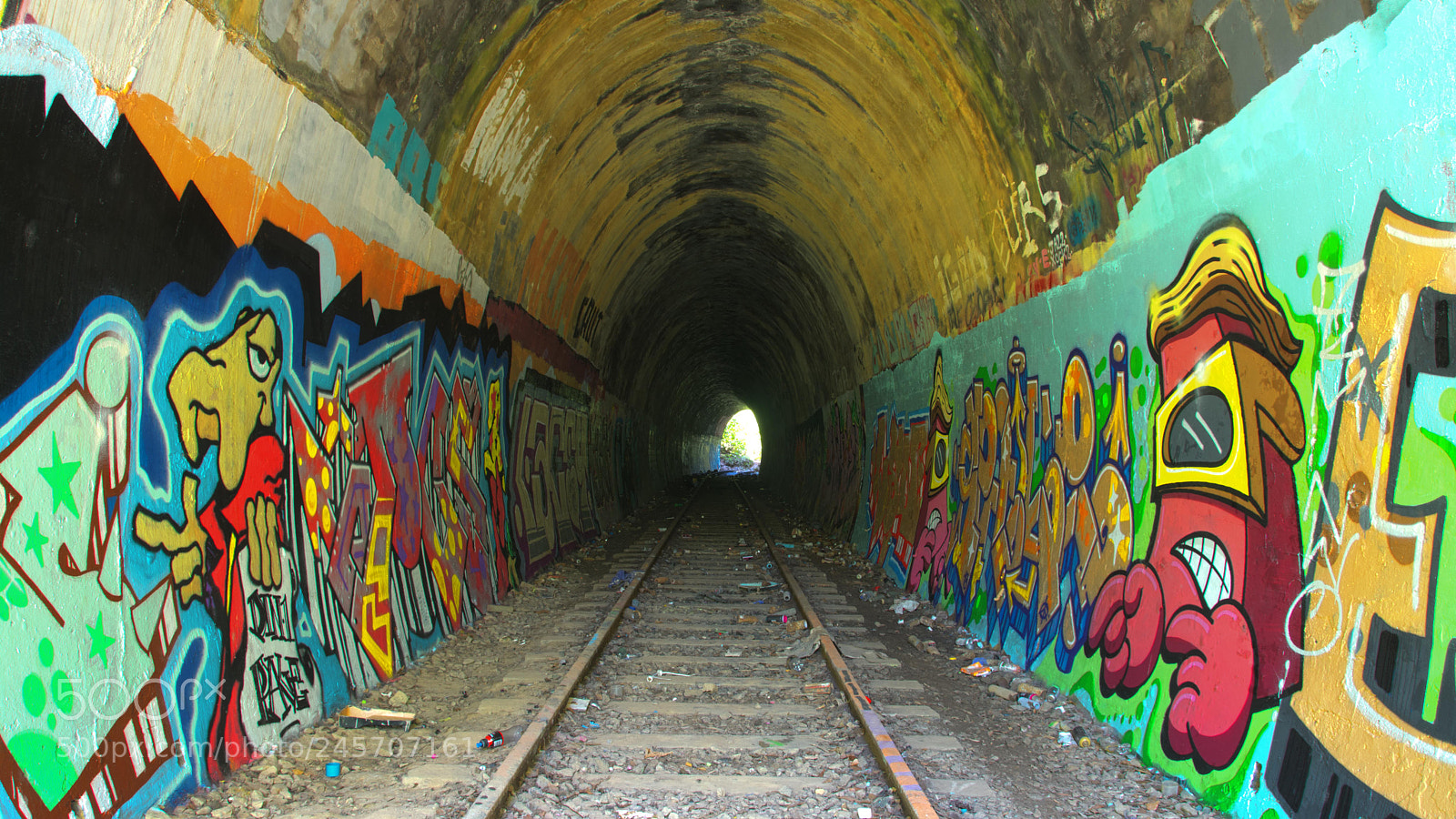 Nikon D7100 sample photo. Abandoned railway tunnel haynes photography