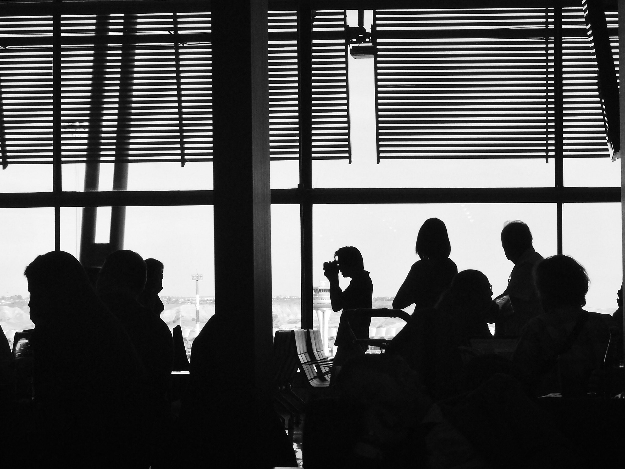 Nikon D60 sample photo. Airport photography