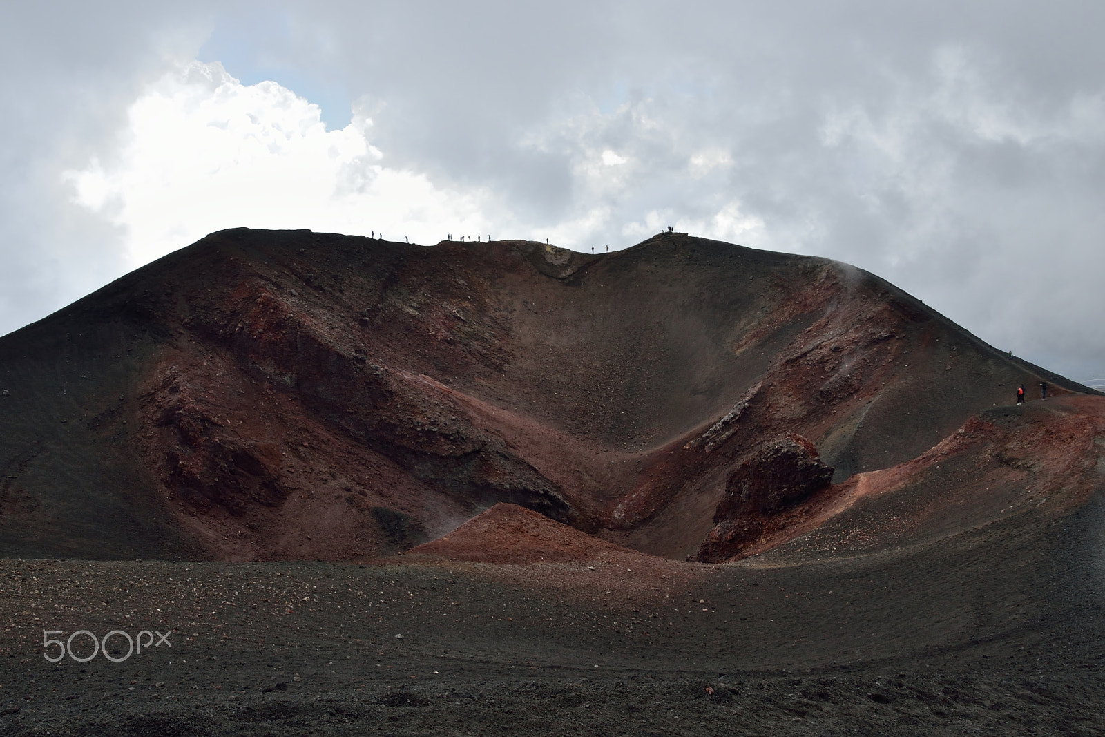 Nikon D3100 sample photo. Cràter secundari de l'etna 1 photography