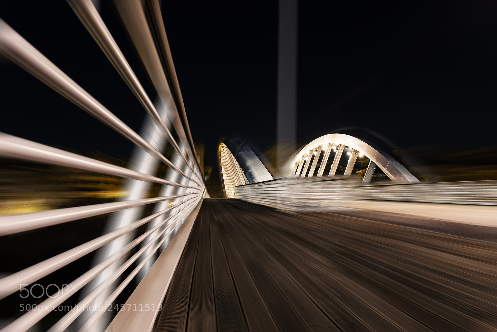 Nikon D500 sample photo. Running on the bridge photography